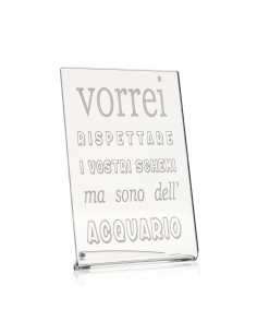 iPLEX Design - Zodiac Acquario in plexiglass - Trasparente - 10x15x6 cm 2