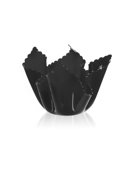 iPLEX Design - Drappeggi Vaso Daisy Nero in plexiglass - 45x29x45 cm