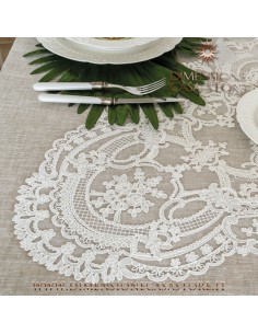 Coccole di Casa - Runner In Pizzo "Carol" 45X140 cm