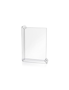 iPLEX - Sebastiao Portafoto con doppia cornice in plexiglass Trasparente, taglio laser,. Made in Italy - 22x32x7 cm 2