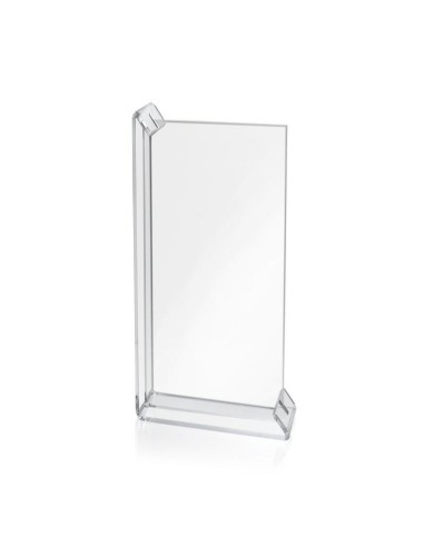 iPLEX - Sebastiao Portafoto con doppia cornice in plexiglass Trasparente, taglio laser,. Made in Italy - 22x32x7 cm