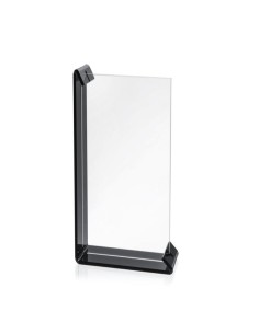 iPLEX - Sebastiao Portafoto con doppia cornice in plexiglass nero pieno, taglio laser,. Made in Italy - 22x32x7 cm 2