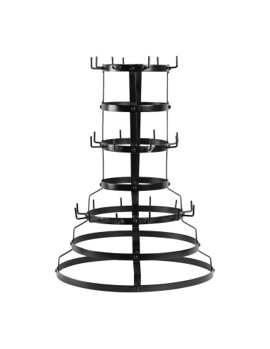 Côté Table - Portatazze Americane in ferro Nero 43.5 x h59 cm