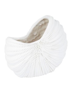 Cotè Table - Vaso Contenitore Flower Pot Ocean White 28.5X15Xh23.5 cm Polyresin 2