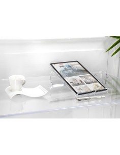 iPLEX Design - Smartwork Porta Tablet Trasparente in plexiglass - 18x7,5x24 cm 2