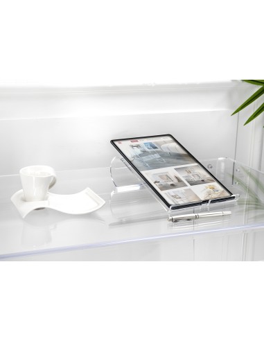 iPLEX Design - Smartwork Porta Tablet Trasparente in plexiglass - 18x7,5x24 cm