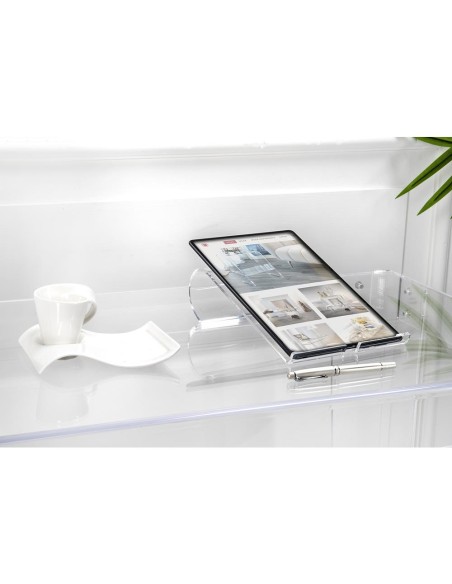 iPLEX Design - Smartwork Porta Tablet Trasparente in plexiglass - 18x7,5x24 cm