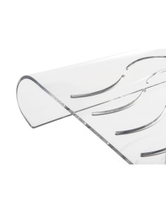 iPLEX Design - Smartwork Porta Notebook Trasparente in plexiglass - 37,5x7,5x31 cm 2
