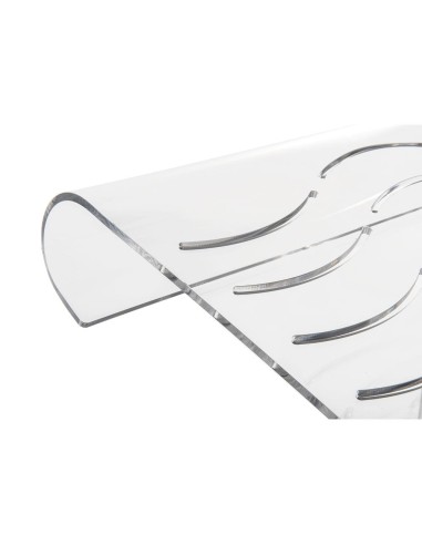 iPLEX Design - Smartwork Porta Notebook Trasparente in plexiglass - 37,5x7,5x31 cm