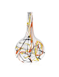iPLEX Design - Silhouette Vaso Multicolour in plexiglass - multicolor - 16,5x25x5 cm