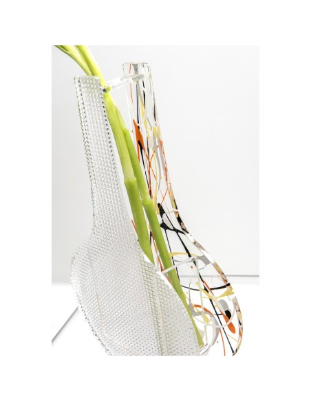 iPLEX Design - Silhouette Vaso Multicolour in plexiglass - multicolor - 16,5x25x5 cm