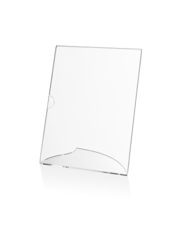 iPLEX - Portafoto linea Nude in plexiglass PMMA Trasparente. , formato foto , Made in Italy - Trasparente/x24 - 18x22x10,5 cm