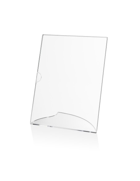 iPLEX - Portafoto linea Nude in plexiglass PMMA Trasparente. , formato foto , Made in Italy - Trasparente/x24 - 18x22x10,5 cm
