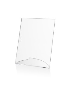 iPLEX - Portafoto linea Nude in plexiglass PMMA Trasparente. , formato foto , Made in Italy - Trasparente/x24 - 18x22x10,5 cm