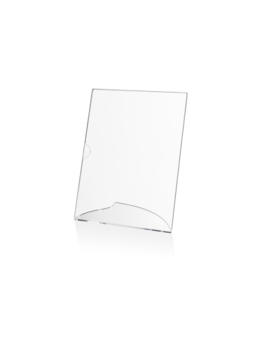 iPLEX - Portafoto linea Nude in plexiglass PMMA Trasparente. , formato foto , Made in Italy - Trasparente/x24 - 18x22x10,5 cm
