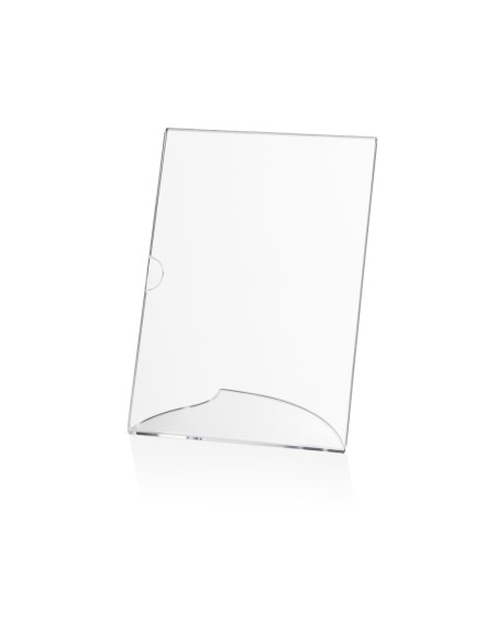 iPLEX - Portafoto linea Nude in plexiglass PMMA Trasparente. , formato foto , Made in Italy - Trasparente/x30 - 20x28x11,5 cm
