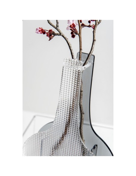 iPLEX Design - Silhouette Vaso Fume' in plexiglass - 16,5x25x5 cm