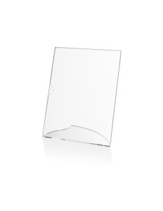 iPLEX - Portafoto linea Nude in plexiglass PMMA Trasparente. , formato foto , Made in Italy - Trasparente/x18 - 15x18,5x8,5 cm