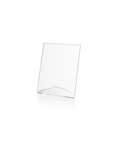 iPLEX - Portafoto linea Nude in plexiglass PMMA Trasparente. , formato foto , Made in Italy - Trasparente/x18 - 15x18,5x8,5 cm