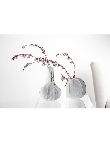 iPLEX Design - Silhouette Vaso Fume' in plexiglass - 16,5x25x5 cm
