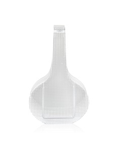 iPLEX Design - Silhouette Vaso Bianco in plexiglass - Trasparente/bianco - 16,5x25x5 cm
