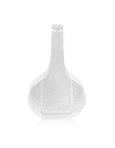 iPLEX Design - Silhouette Vaso Bianco in plexiglass - Trasparente/bianco - 16,5x25x5 cm
