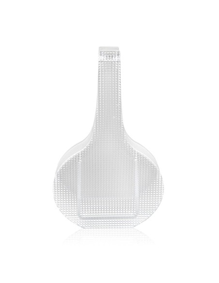 iPLEX Design - Silhouette Vaso Bianco in plexiglass - Trasparente/bianco - 16,5x25x5 cm