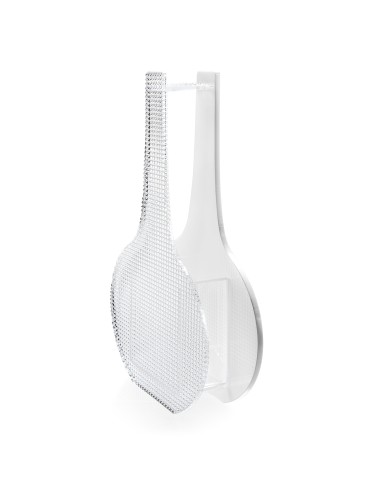 iPLEX Design - Silhouette Vaso Bianco in plexiglass - Trasparente/bianco - 16,5x25x5 cm