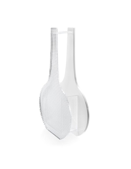 iPLEX Design - Silhouette Vaso Bianco in plexiglass - Trasparente/bianco - 16,5x25x5 cm