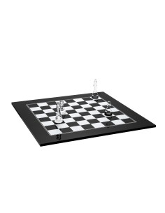 iPLEX Design - Scacchiera Kasparov Nero in pmma - 40x3x40 cm