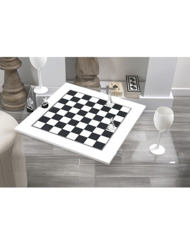 iPLEX Design - Scacchiera Kasparov Bianca in pmma - BIANCO - 40x3x40 cm