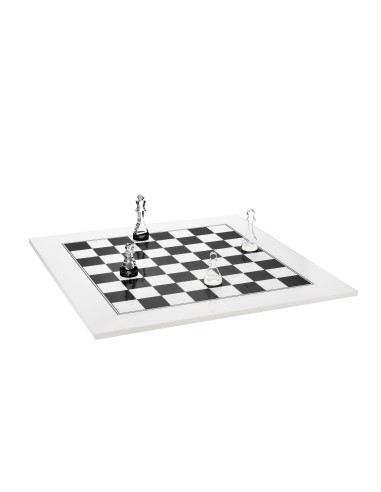 iPLEX Design - Scacchiera Kasparov Bianca in pmma - BIANCO - 40x3x40 cm