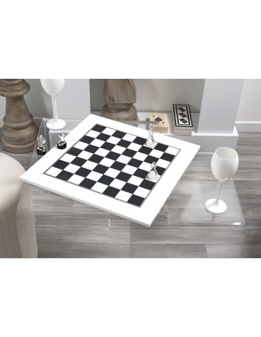 iPLEX Design - Scacchiera Kasparov Bianca in pmma - BIANCO - 40x3x40 cm
