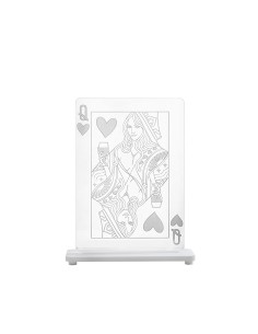 iPLEX Design - Regina Lampada in plexiglass - Trasparente - 20,5x26x6 cm 2