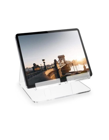 iPLEX Design - Oly Porta Tablet Trasparente in plexiglass - 17x17x16 cm