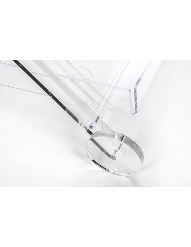 iPLEX - Karol Carrello portavivande in plexiglass Trasparente. - arredamento casa cucina Made in Italy - 74x87,5x46,5 cm