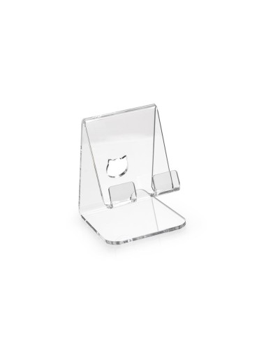 iPLEX Design - Oly Porta Smartphone Trasparente in plexiglass - 7,5x11,5x9 cm