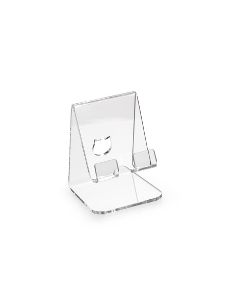 iPLEX Design - Oly Porta Smartphone Trasparente in plexiglass - 7,5x11,5x9 cm
