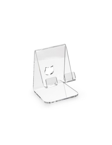 iPLEX Design - Oly Porta Smartphone Trasparente in plexiglass - 7,5x11,5x9 cm