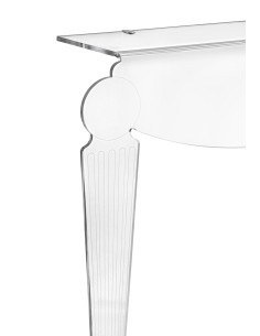 iPLEX - Foyer Consolle stile veneziano '700 in plexiglass Trasparente taglio laser. Made in Italy - 84x76x25 cm 2