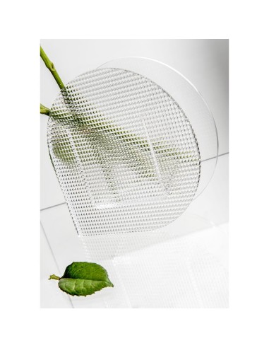 iPLEX Design - Message Vaso Trasparente in plexiglass - 16x16x5 cm