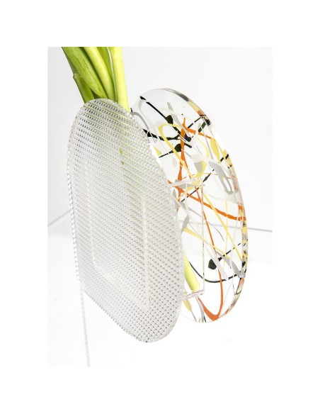 iPLEX Design - Message Vaso Multicolour in plexiglass - 16x16x5 cm