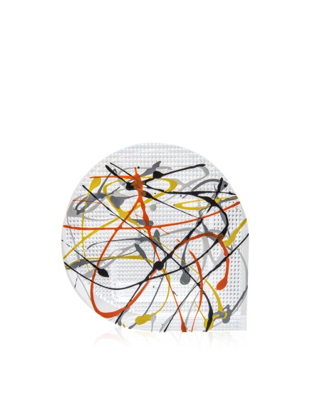 iPLEX Design - Message Vaso Multicolour in plexiglass - 16x16x5 cm