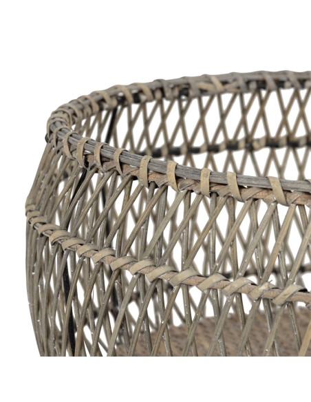Cotè Table -Set cesti  Basket X2 Eluminea Nt 34h18+26h16 Bamboo+Plywood
