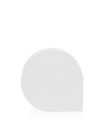 iPLEX Design - Message Vaso Bianco in plexiglass - 16x16x5 cm