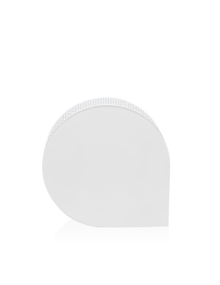 iPLEX Design - Message Vaso Bianco in plexiglass - 16x16x5 cm