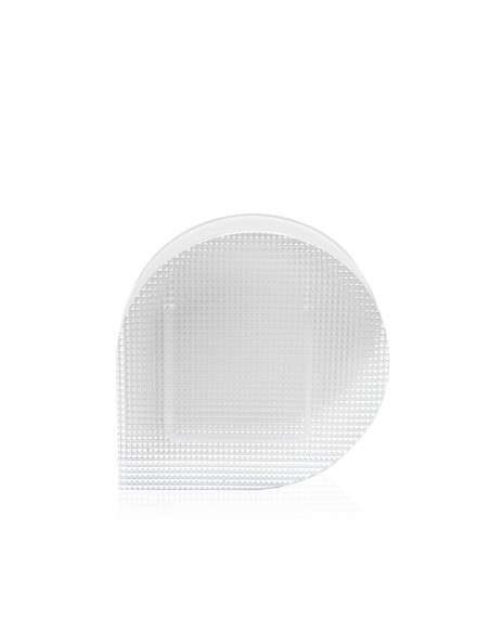 iPLEX Design - Message Vaso Bianco in plexiglass - 16x16x5 cm