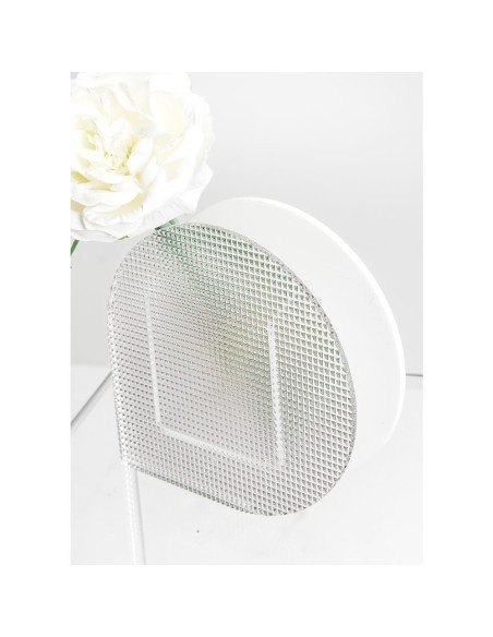 iPLEX Design - Message Vaso Bianco in plexiglass - 16x16x5 cm