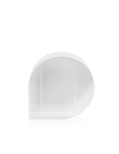 iPLEX Design - Message Vaso Bianco in plexiglass - 16x16x5 cm