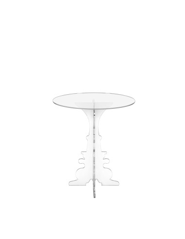iPLEX Design - Maricla Tavolino Small Trasparente in plexiglass - 36x42x36 cm